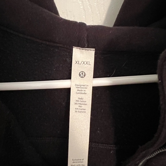 Lululemon Athletica Black Hoodie XL/XXL - Picture 3 of 3